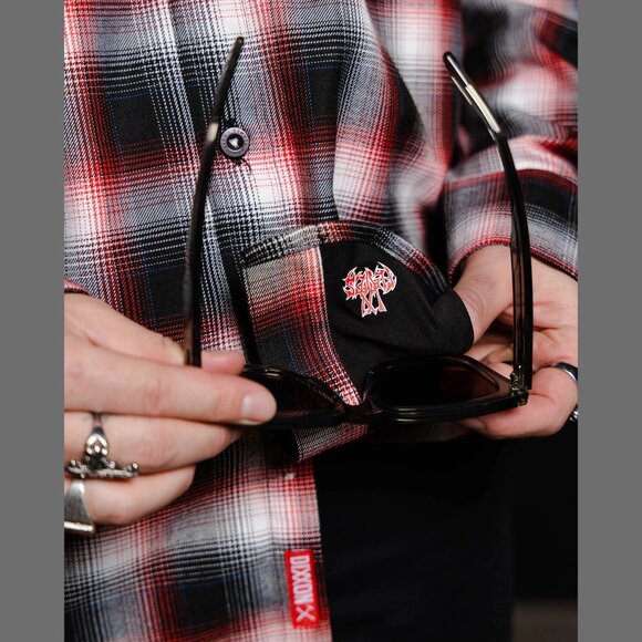 DIXXON FLANNEL x IN FLAMES Flannel Shirt Collab - LUNAR STRAIN - Men's XL - Picture 11 of 12